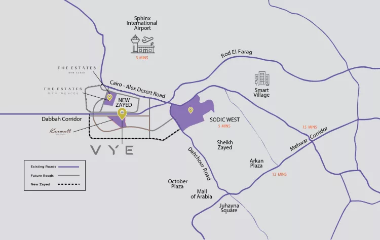 Vye Compound كمبوند فاي زايد الجديدة 2026 Compound Vye New Zayed