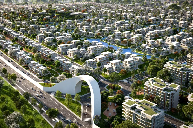 تصميم كمبوند زمرة ايست القاهرة الجديدة