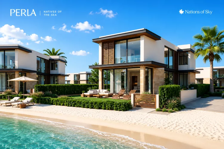 قرية بيرلا الساحل الشمالي Perla North Coast 2026 4 شاليهات للبيع في بيرلا الساحل الشمالي